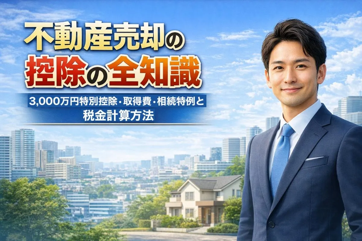 不動産売却の控除の全知識｜3,000万円特別控除・取得費・相続特例と税金計算方法