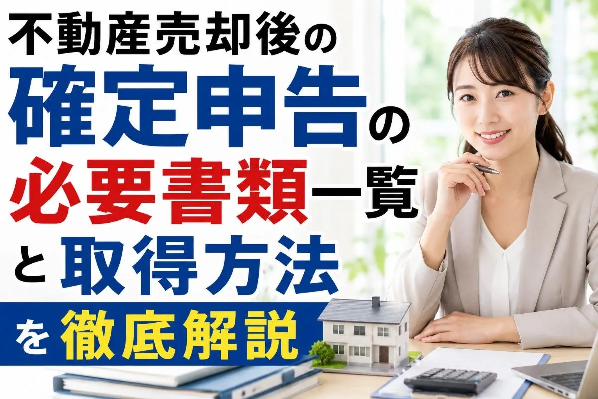 不動産売却後の確定申告の必要書類一覧と取得方法を徹底解説