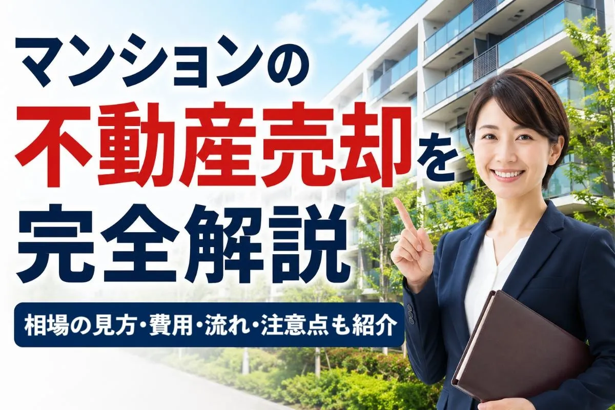 マンションの不動産売却を完全解説|相場の見方・費用・流れ・注意点も紹介