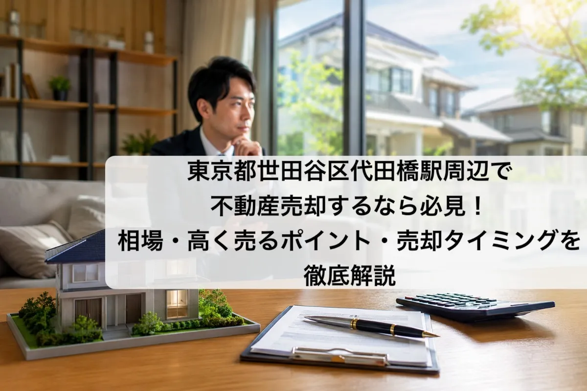 東京都世田谷区代田橋駅周辺で不動産売却するなら必見!相場・高く売るポイント・売却タイミングを徹底解説